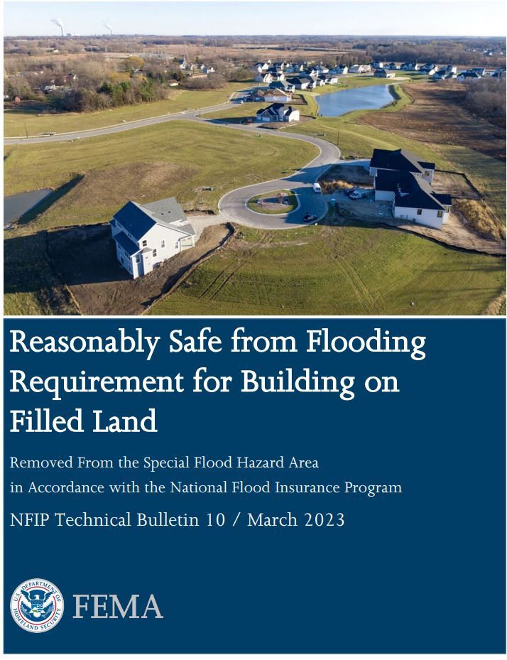Reasonably Safe from Flooding Requirement for Building on Filled Land TB-10