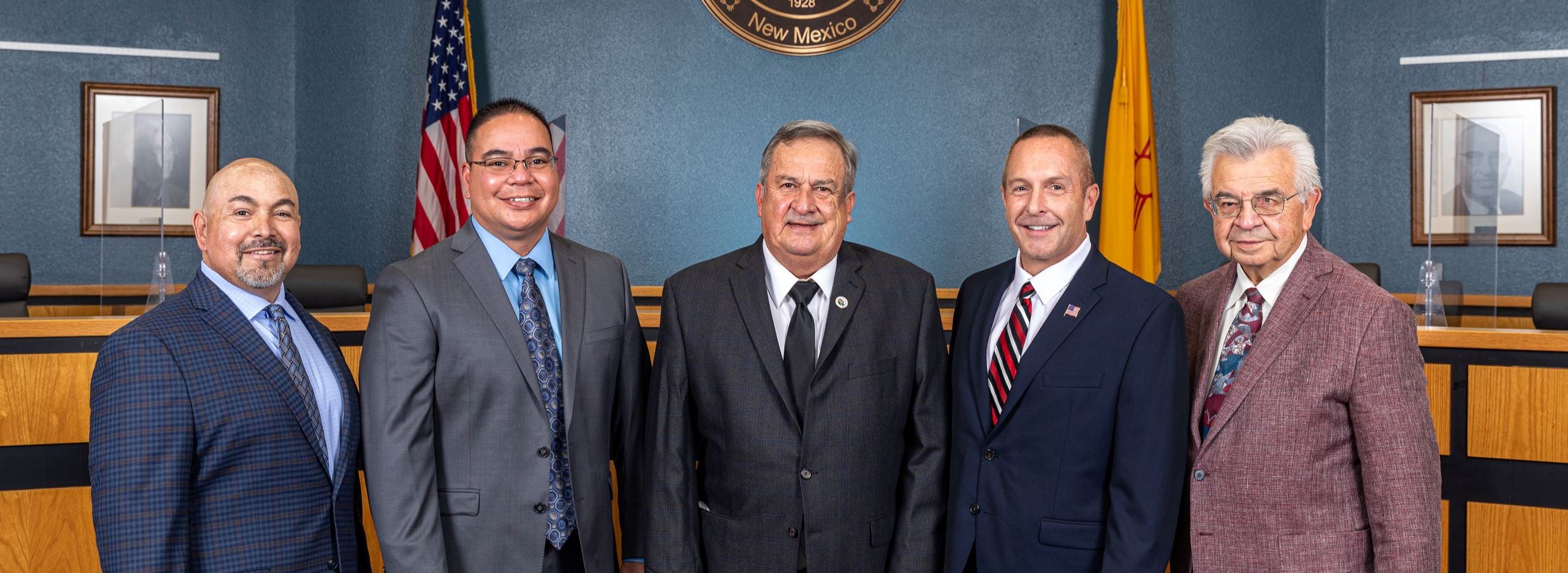 Los Lunas Village Council Group Portrait 2022